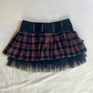 Hot Topic | Plaid Corset Mini Skirt | Tripp nyc